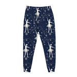 Snowflake Ballet Pattern Print Jogger Pants