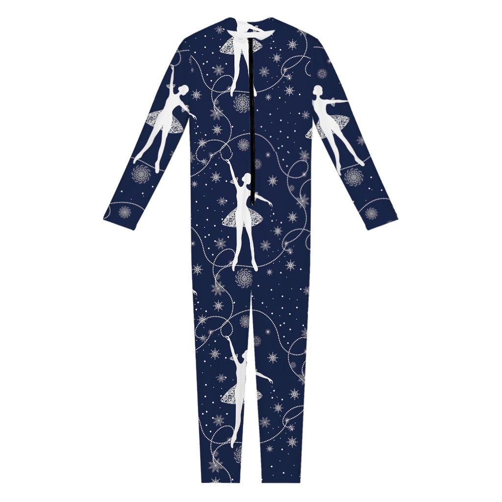 Snowflake Ballet Pattern Print Jumpsuit