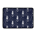 Snowflake Ballet Pattern Print Kitchen Mat