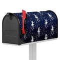 Snowflake Ballet Pattern Print Mailbox Cover