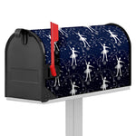 Snowflake Ballet Pattern Print Mailbox Cover