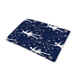Snowflake Ballet Pattern Print Pet Cooling Mat Cover