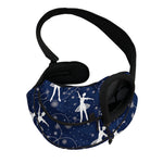 Snowflake Ballet Pattern Print Pet Sling Carrier