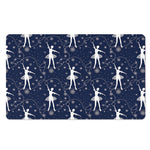 Snowflake Ballet Pattern Print Polyester Doormat