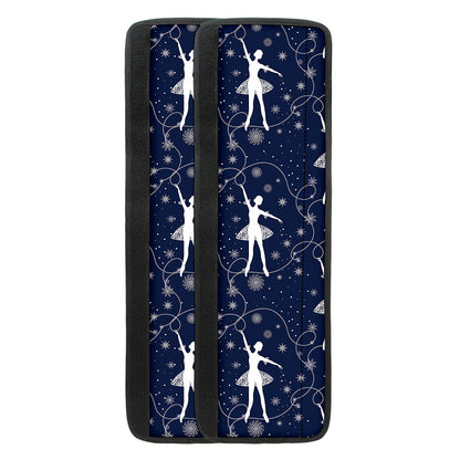 Snowflake Ballet Pattern Print Refrigerator Handle Covers