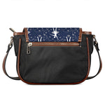 Snowflake Ballet Pattern Print Saddle Bag