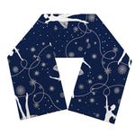 Snowflake Ballet Pattern Print Scarf