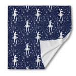 Snowflake Ballet Pattern Print Silk Bandana