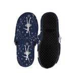 Snowflake Ballet Pattern Print Slippers