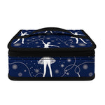 Snowflake Ballet Pattern Print Small Lunch Bag