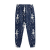 Snowflake Ballet Pattern Print Sweatpants