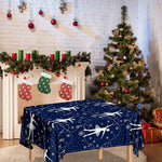 Snowflake Ballet Pattern Print Tablecloth