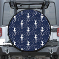 Snowflake Ballet Pattern Print Tire Cover