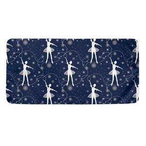 Snowflake Ballet Pattern Print Towel