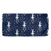 Snowflake Ballet Pattern Print Towel