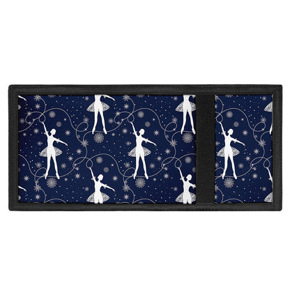 Snowflake Ballet Pattern Print Trifold Wallet