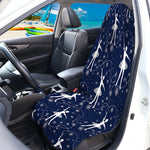 Snowflake Ballet Pattern Print Waterproof Car Seat Cover