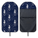 Snowflake Ballet Pattern Print Waterproof Car Seat Cover