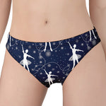 Snowflake Ballet Pattern Print Women's Panties