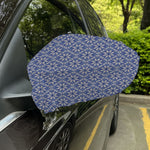 Snowflakes Knitted Pattern Print Car Side Mirror Covers