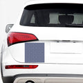 Snowflakes Knitted Pattern Print Car Sticker
