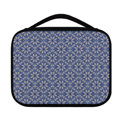 Snowflakes Knitted Pattern Print Classic Bible Case