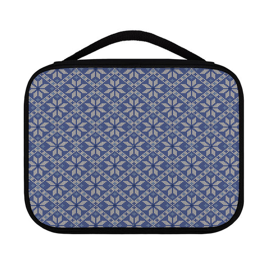 Snowflakes Knitted Pattern Print Classic Bible Case