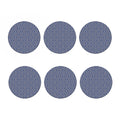Snowflakes Knitted Pattern Print Coaster Set