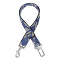 Snowflakes Knitted Pattern Print Dog Seat Belt