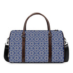 Snowflakes Knitted Pattern Print Duffle Bag