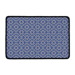 Snowflakes Knitted Pattern Print Kitchen Mat