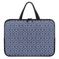 Snowflakes Knitted Pattern Print Laptop Sleeve With Handle