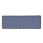 Snowflakes Knitted Pattern Print Long Kitchen Mat