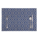 Snowflakes Knitted Pattern Print Placemat