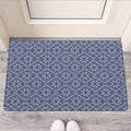 Snowflakes Knitted Pattern Print Rubber Doormat