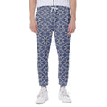 Snowflakes Knitted Pattern Print Joggers