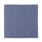 Snowflakes Knitted Pattern Print Silk Bandana