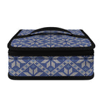 Snowflakes Knitted Pattern Print Small Lunch Bag