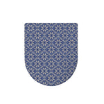 Snowflakes Knitted Pattern Print Toilet Lid Cover