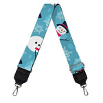 Snowman And Snowflake Pattern Print Bag Strap