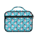Snowman And Snowflake Pattern Print Briefcase Bible Bag