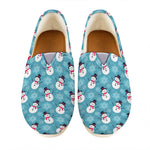 Snowman And Snowflake Pattern Print Casual Shoes