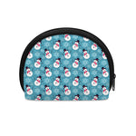 Snowman And Snowflake Pattern Print Coin Purse