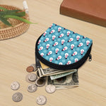 Snowman And Snowflake Pattern Print Coin Purse