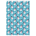 Snowman And Snowflake Pattern Print Curtain