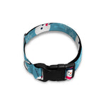 Snowman And Snowflake Pattern Print Dog Collar