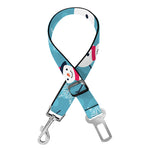 Snowman And Snowflake Pattern Print Dog Seat Belt