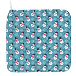 Snowman And Snowflake Pattern Print Hand Towel