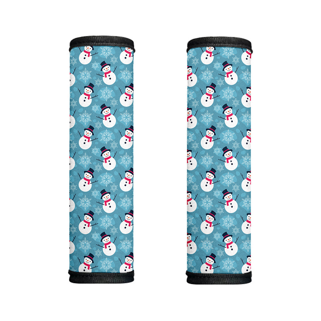 Snowman And Snowflake Pattern Print Handle Covers