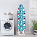 Snowman And Snowflake Pattern Print Ironing Board Cover